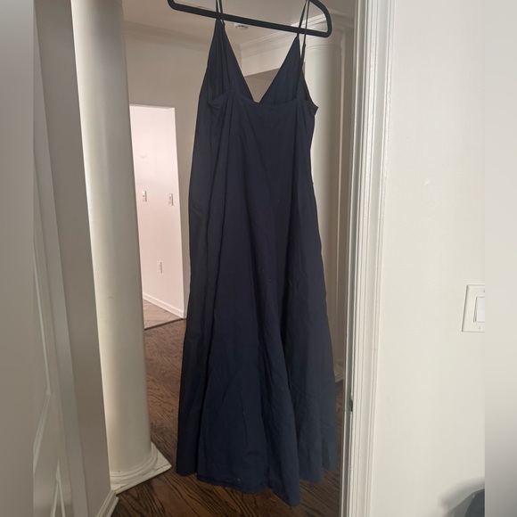 Aritiza Black Midi Dress with Spaghetti Straps - Picture 6 of 6